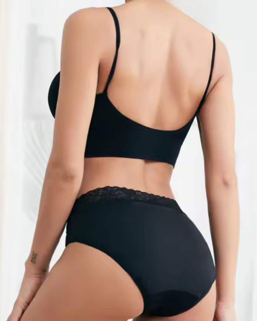 Culotte menstruelle Mélina Dentelle – Flux Normal à Abondant